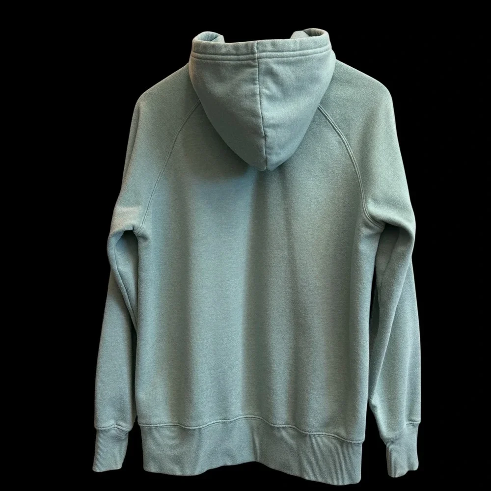 The North Face Women Sage Green Half Dome Logo 50% Pullover Hoodie‎ Size M
